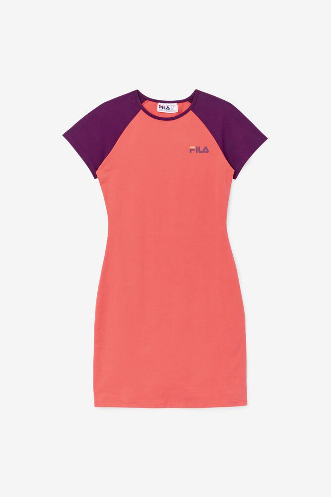 Fila Dress Kyra Womens Orange - India BFT-579648